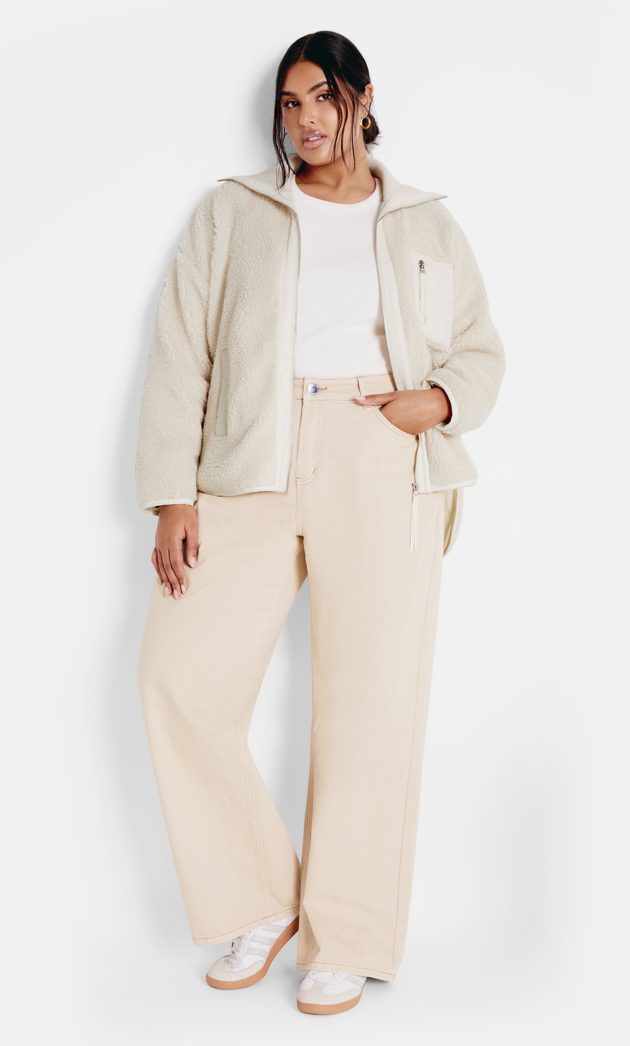 Harlow Jacket - macadamia, BEIGE, alternate image number 1