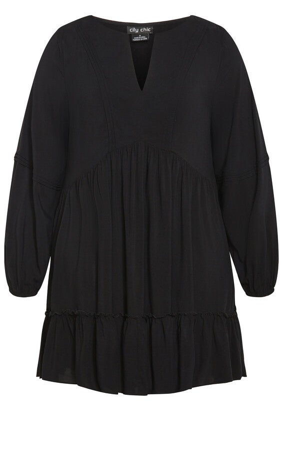 Alinda Mini Dress - shiraz, BLACK, alternate image number 4