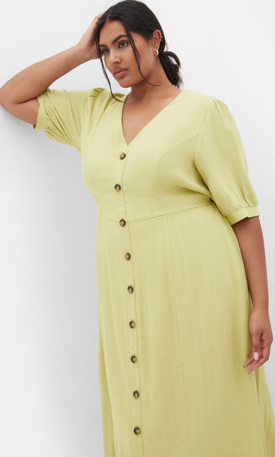Charli Dress - light khaki, YELLOW, alternate image number null