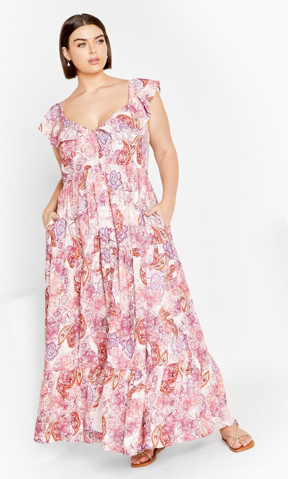 Blushing Beauty Maxi Dress - blush, BLUSH, alternate image number 2