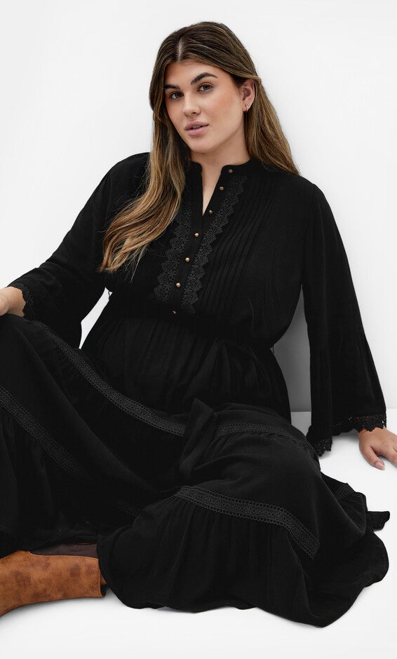 Camille Maxi Dress - black, BLACK, alternate image number 1