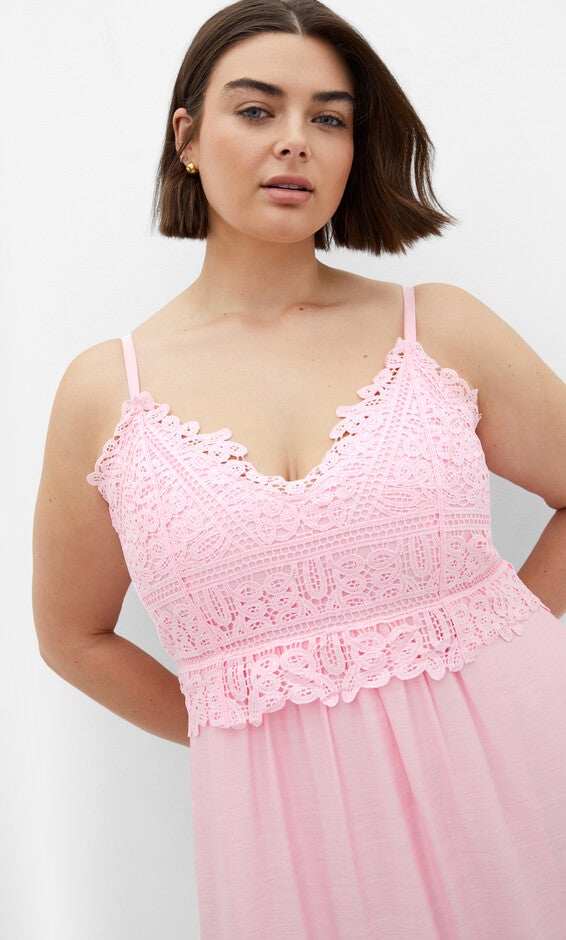 Brielle Maxi Dress - pink, PINK, alternate image number 5