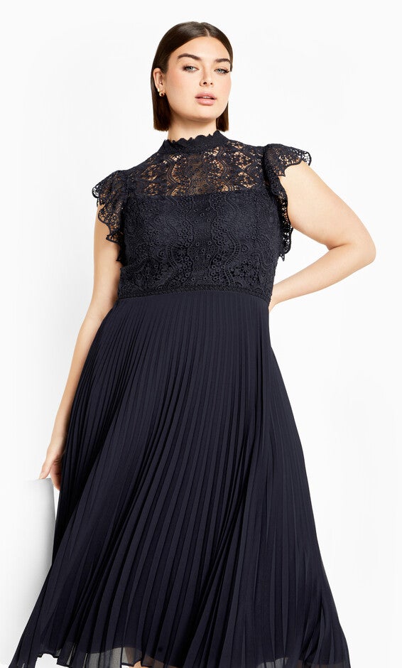 Livia Dress - navy, BLUE, alternate image number 3