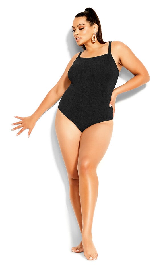 Izzy 1 Piece - black, BLACK, hi-res image number 0