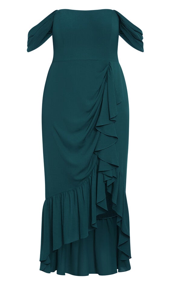 Rosabella Maxi Dress - emerald, GREEN, alternate image number null