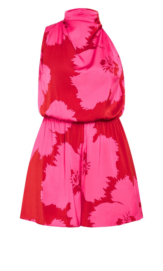 Kiana Print Playsuit - pink, SUMMER, alternate image number 3