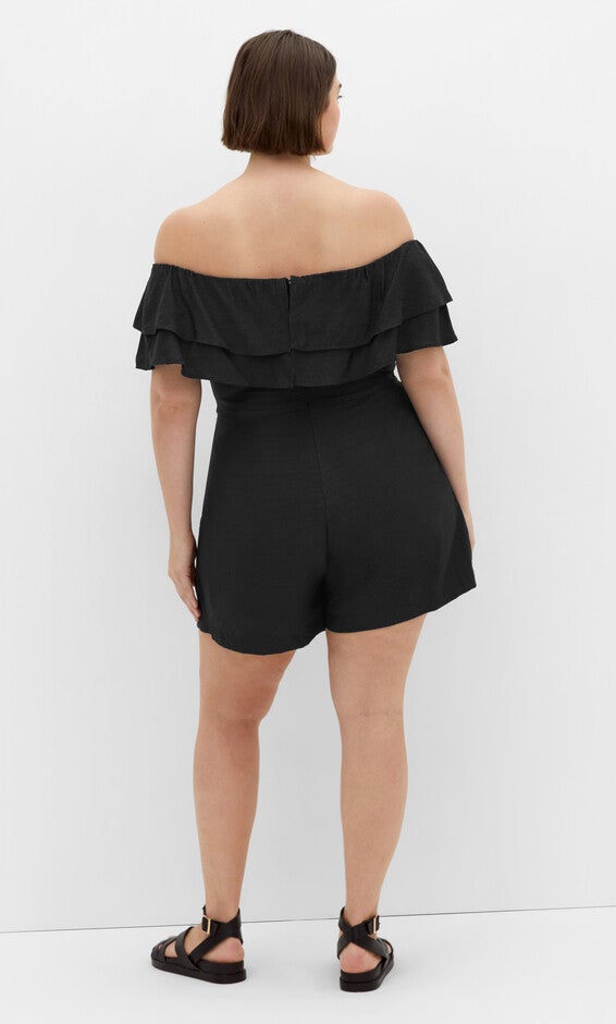 Poppy Playsuit - black, BLACK, alternate image number null