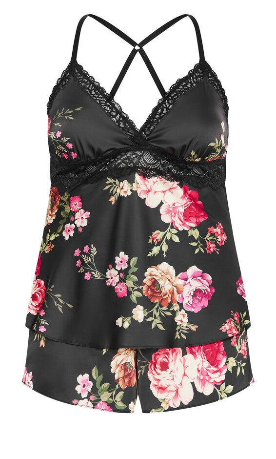Arcadia Cami Set - black, BLACK, alternate image number 2