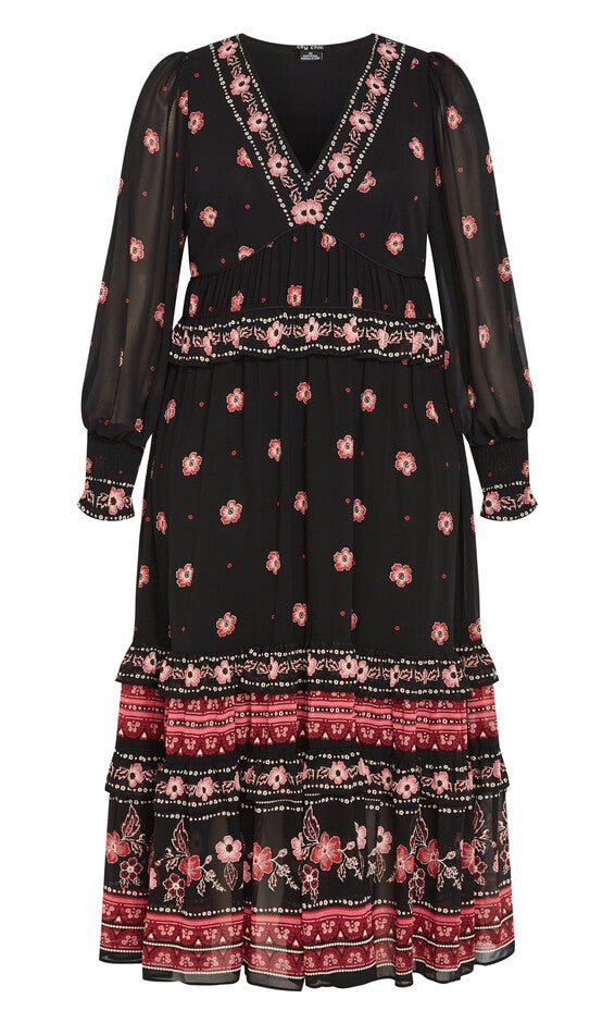 Camilla Maxi Dress - black, BLACK, alternate image number 2