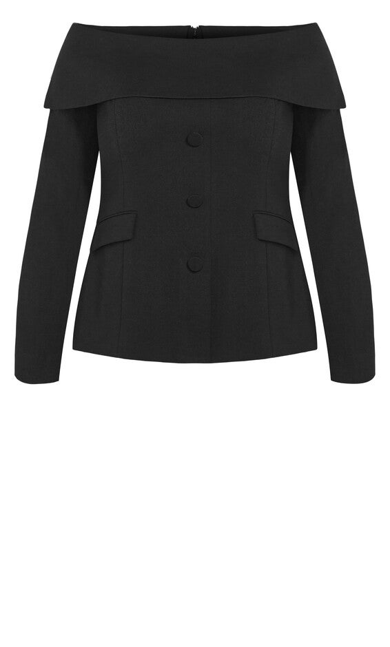 Talia Jacket - black, BLACK, alternate image number null