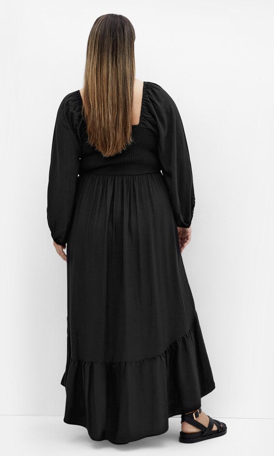 Gracie Dress - black, BLACK, alternate image number 1