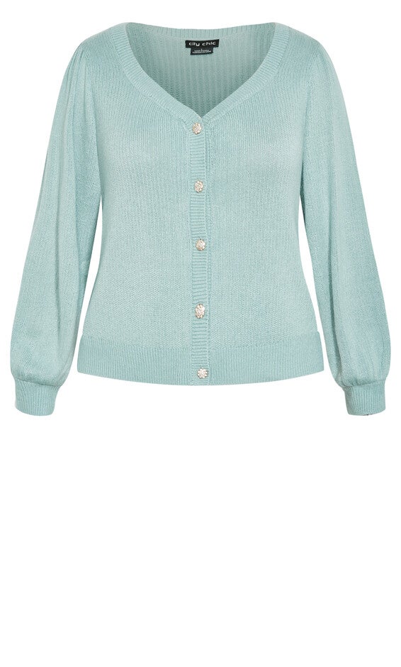 Isabelle Cardigan - ether, BLUE, alternate image number 2