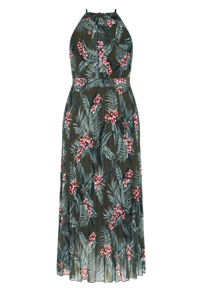 Rebecca Print Maxi Dress - jungle, GREEN, alternate image number null