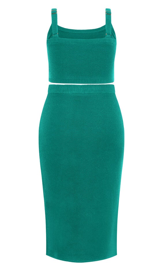 Knit Set Dress - green, VERIDIAN, alternate image number 4