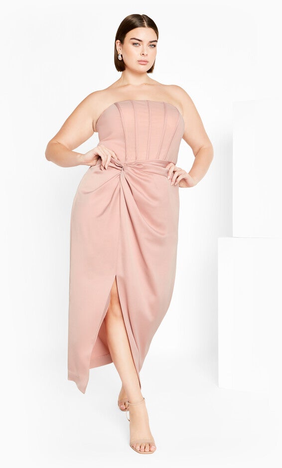 Leyla Maxi Dress - ballet pink, PINK, hi-res image number null
