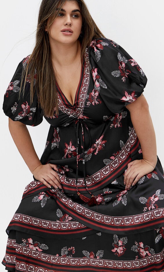 Drama Queen Dress - black, BLACK, alternate image number null