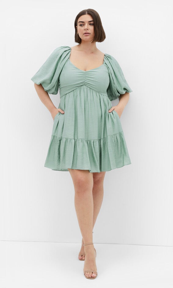 Mindy Dress - sage, GREEN, hi-res image number null