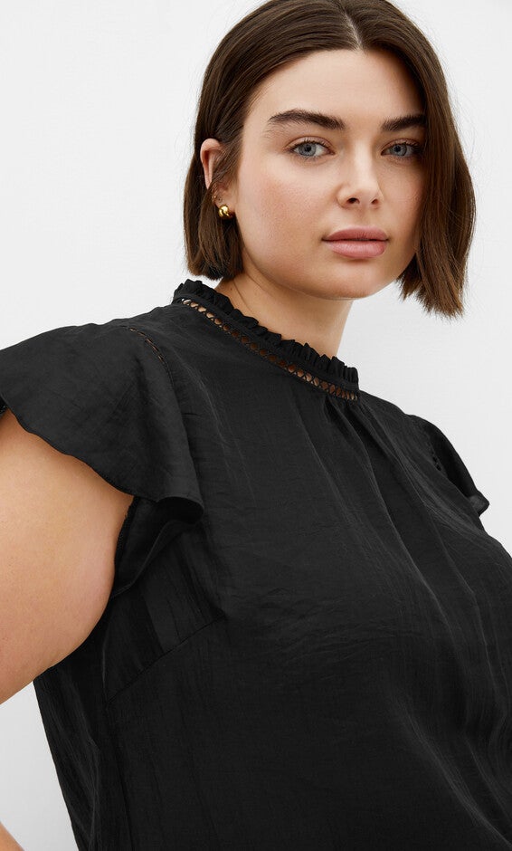 Lorelai Top - black, BLACK, alternate image number 3