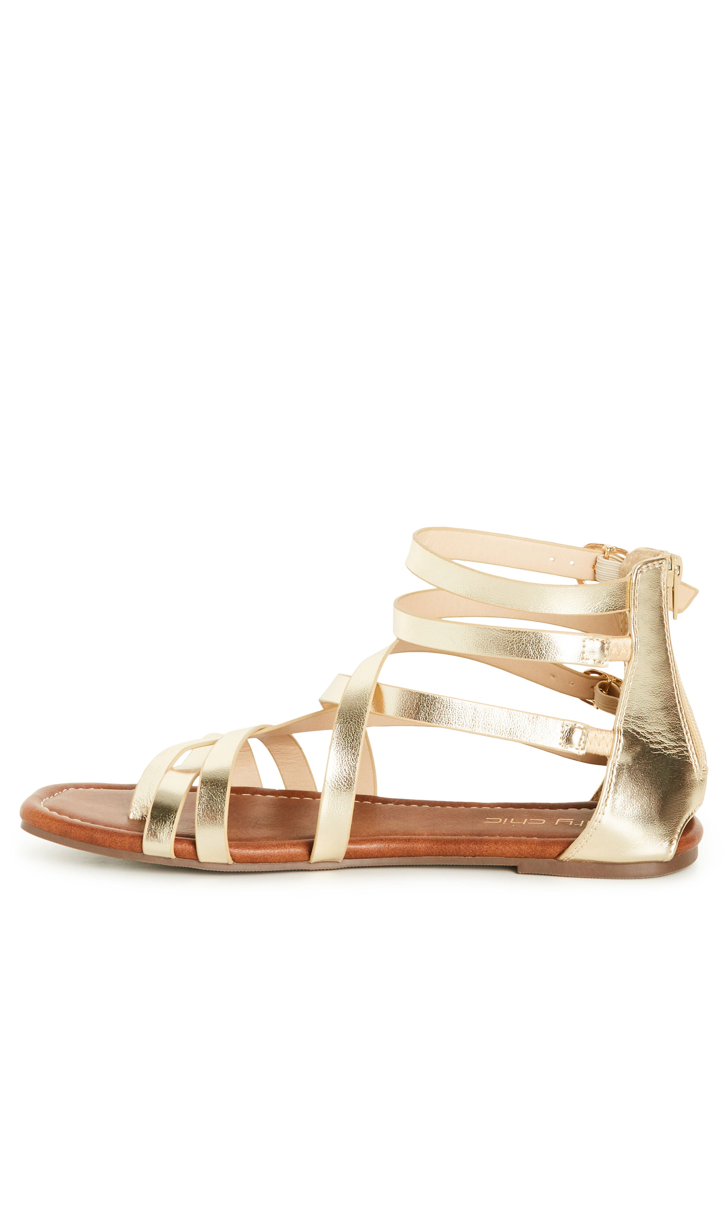 WIDE FIT Ios Sandal - gold, YELLOW, alternate image number 3