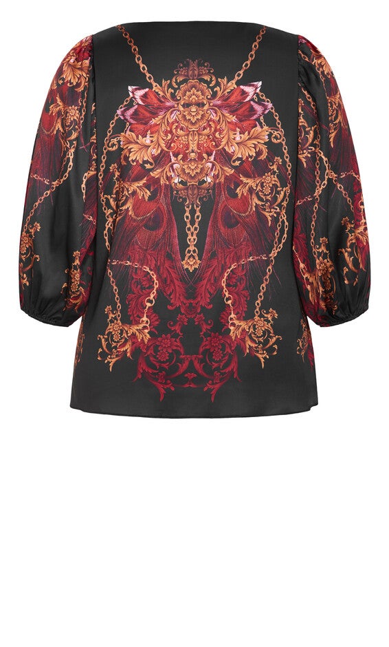 Ivanna Top - ruby, RED, alternate image number 5