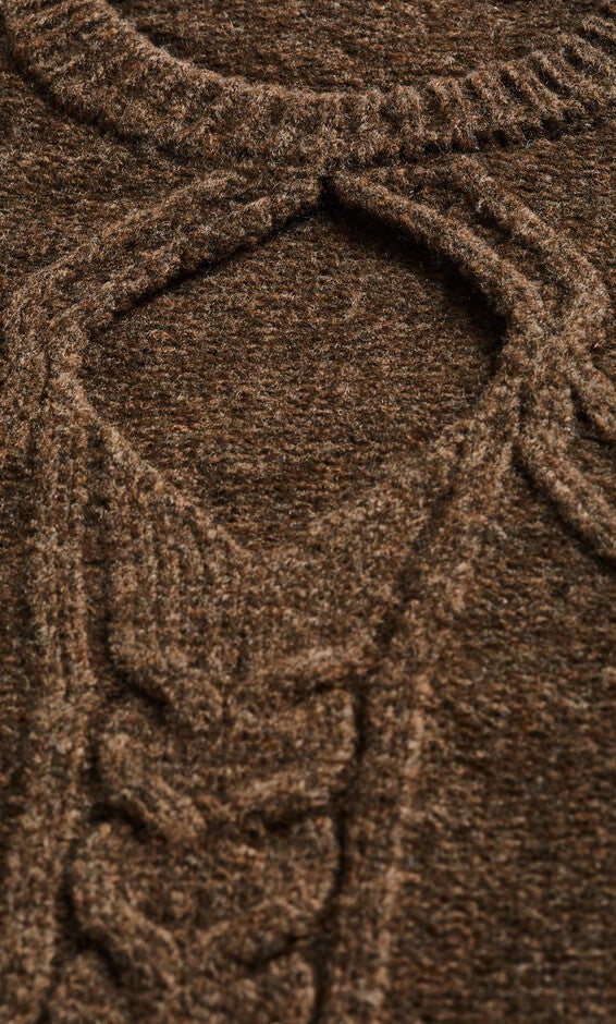 Ivy Sweater - walnut, WALNUT, alternate image number 5