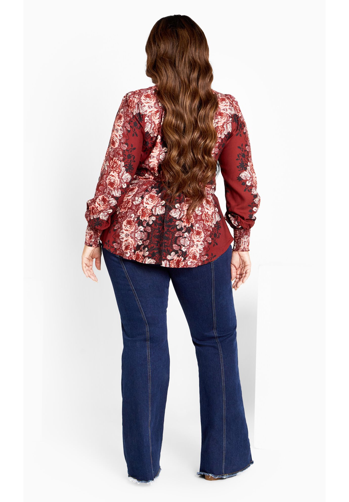 Bella Blouse, FLAME, alternate image number 2