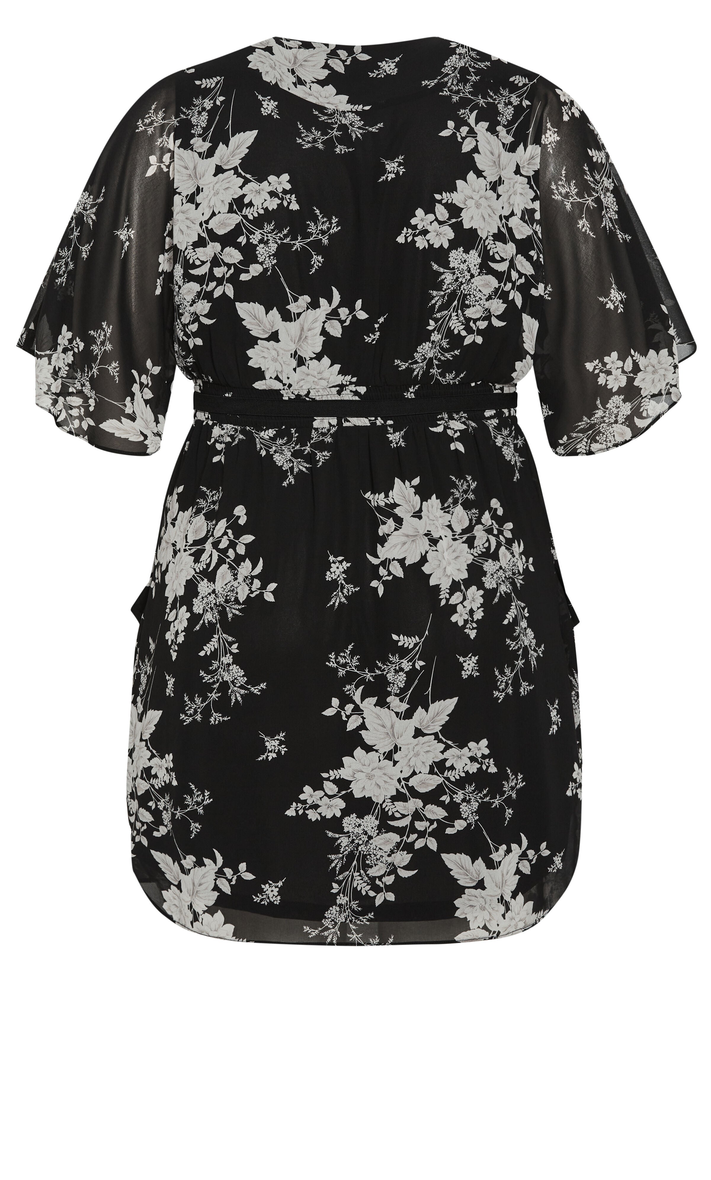Bouquet Mini Dress - black, BLACK, alternate image number 4