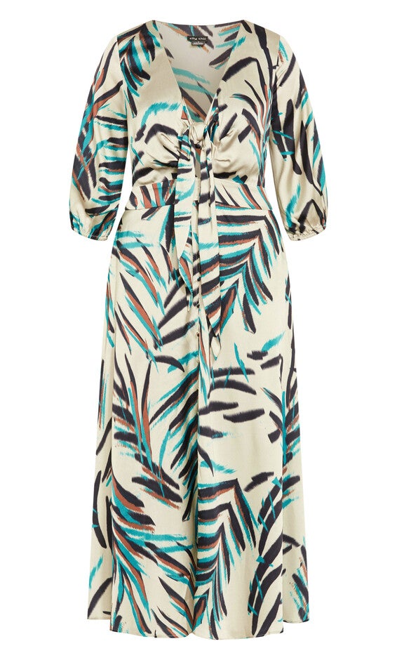 Leanna Maxi Dress - tan, NEON, alternate image number null