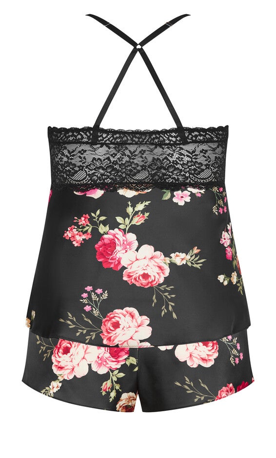 Arcadia Cami Set - black, BLACK, alternate image number 3