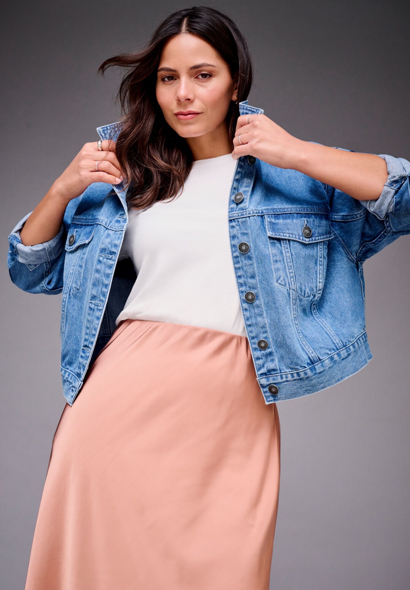 Maxi Slip Skirt, CREAMY MOCHA, alternate image number 2