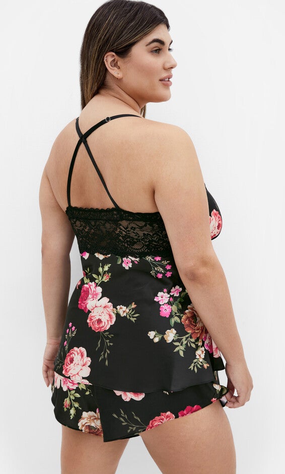 Arcadia Cami Set - black, BLACK, alternate image number 1