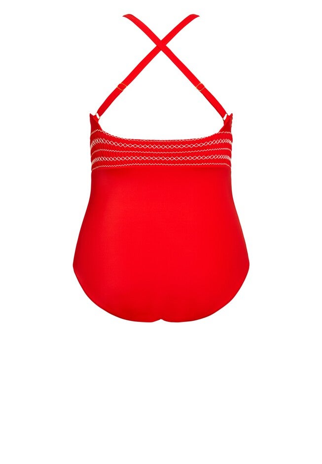 Lucia 1 Piece - grenadine, RED, alternate image number 4