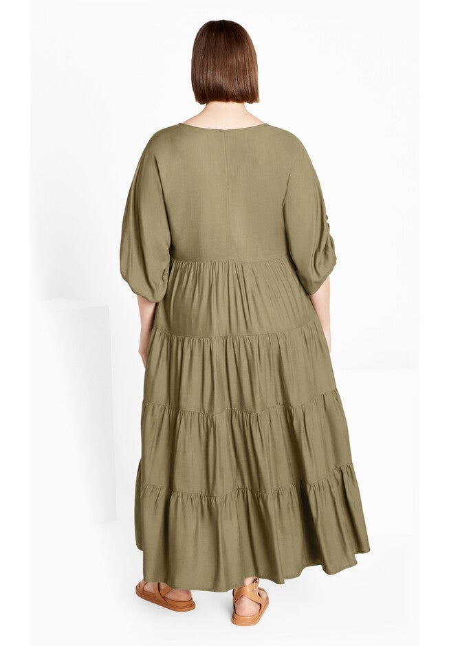 Jossie Dress - black, OLIVE, on-hover image number 1