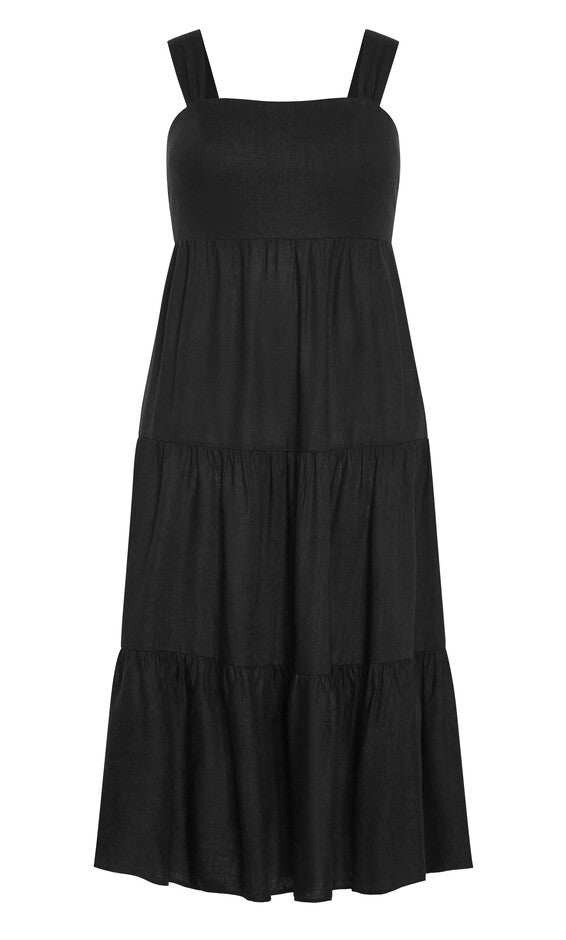 Livvy Maxi Dress - black, BLACK, alternate image number 4