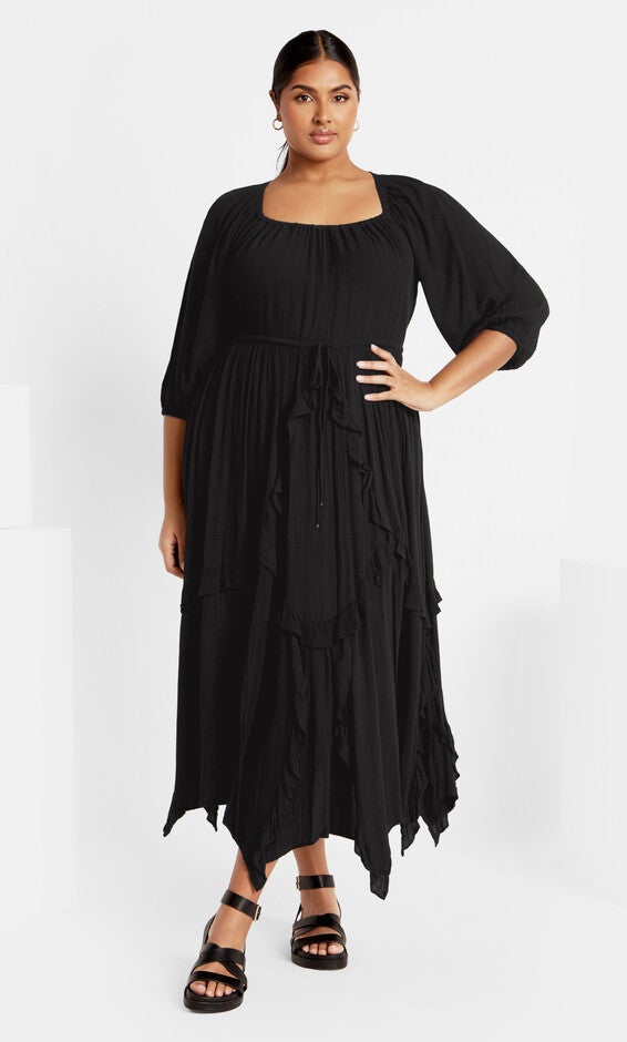 Arzel Dress - black, BLACK, hi-res image number 0