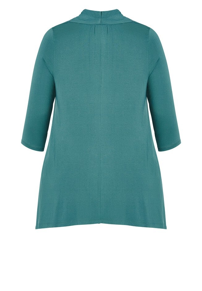Ellis Plain Tunic, TEAL, alternate image number null
