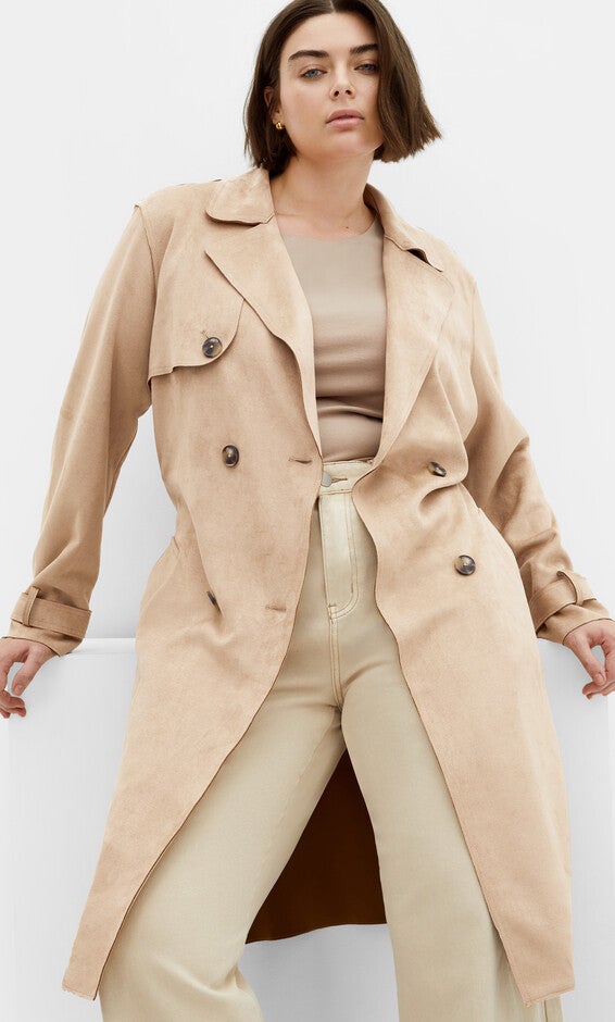 Cornwall Trench Coat - caramel, BROWN, alternate image number 3