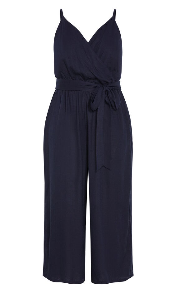 Lina Jumpsuit - navy, BLUE, alternate image number 4