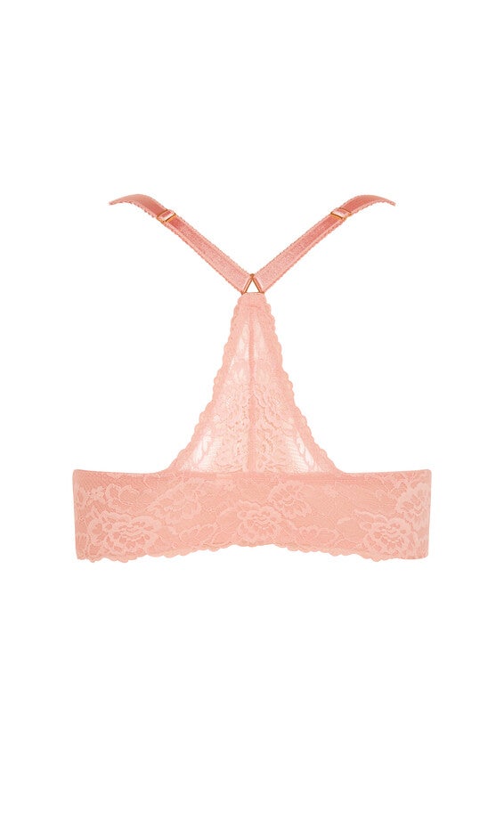 Adore Luxe Racerback Push Up Bra - blush, PINK, alternate image number 3