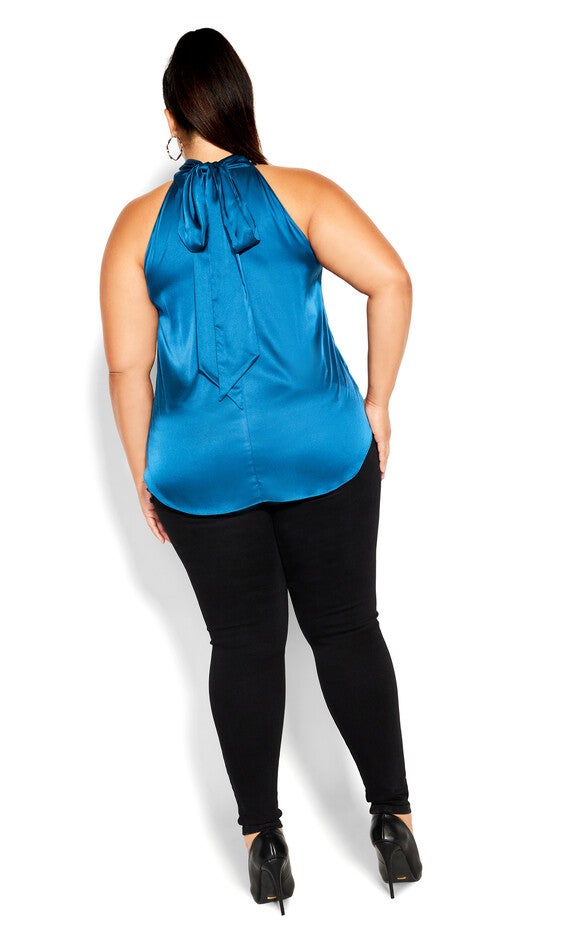 Sexy Shine Top - deep teal, DEEP TEAL, alternate image number null