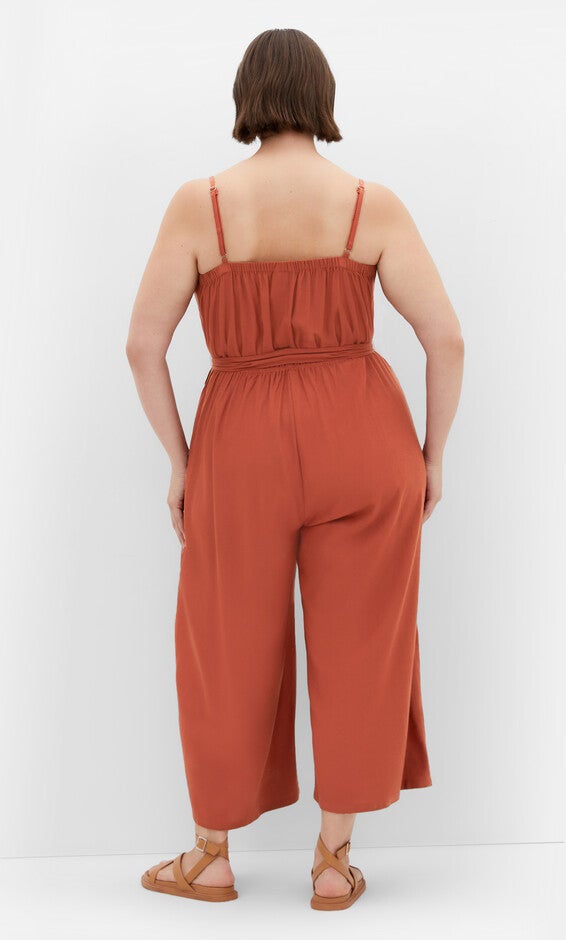 Lina Jumpsuit - clay, ORANGE, alternate image number 2