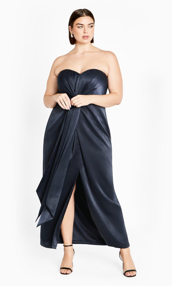 Kamari Maxi Dress - ink, BLUE, alternate image number null