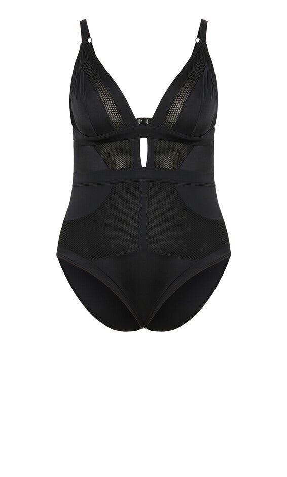 Sexy Plunge 1 Piece - black, BLACK, alternate image number 3
