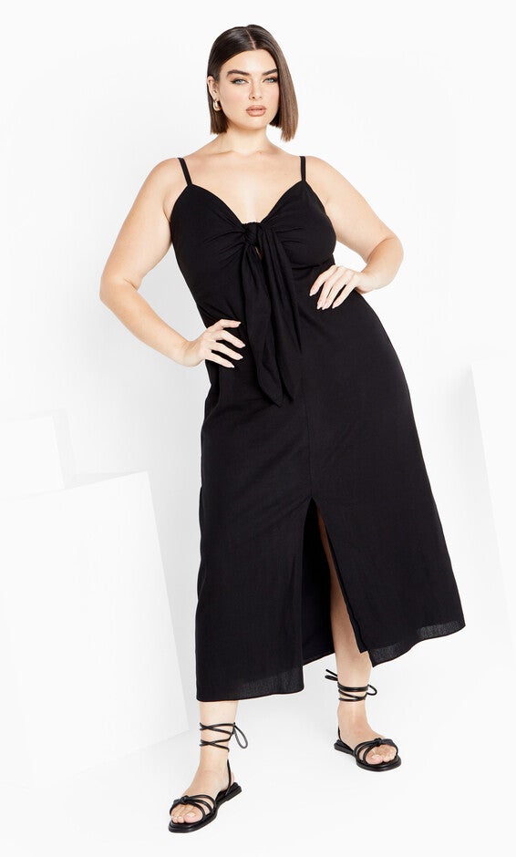 Abbie Maxi Dress - black, BLACK, hi-res image number null