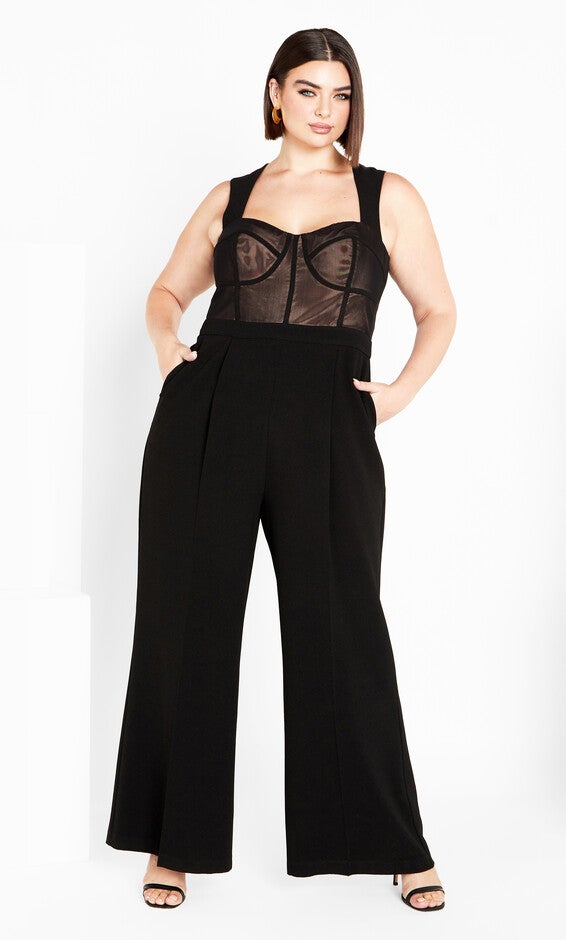 Kylie Jumpsuit - black, BLACK, alternate image number null