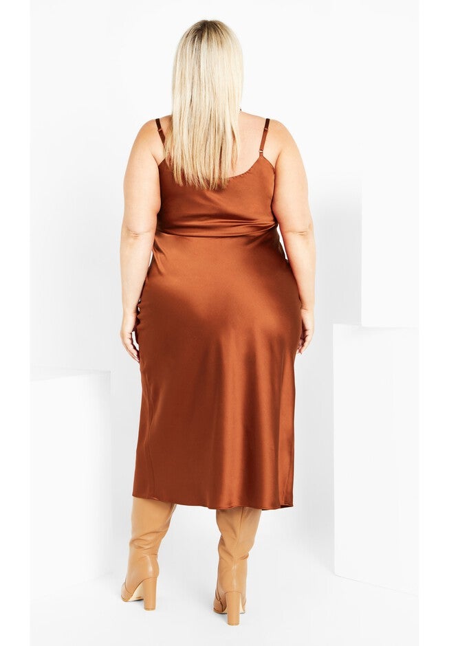 Alani Dress - toffee, BROWN, alternate image number 4