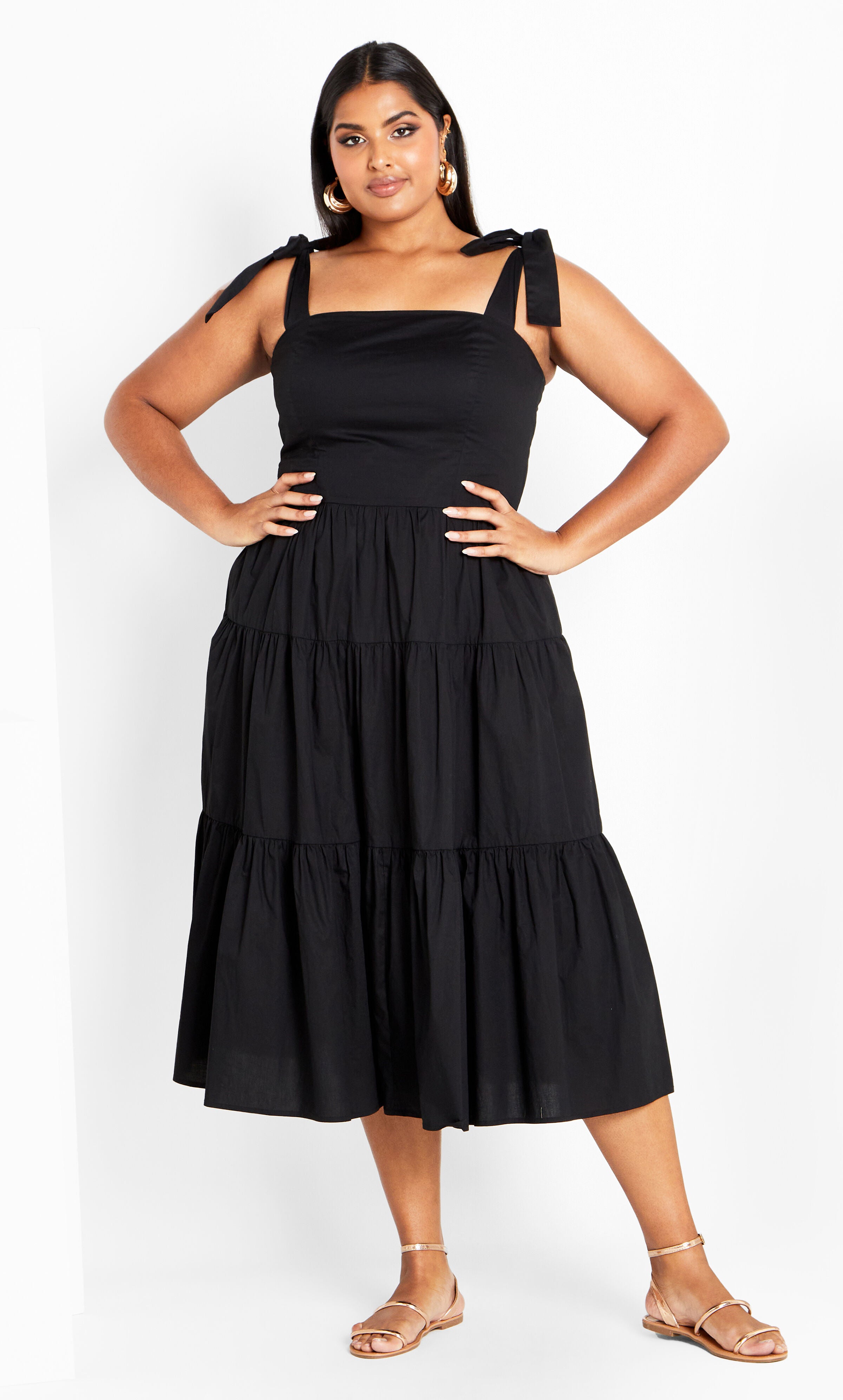 Corrine Maxi Dress - black, BLACK, hi-res image number 0