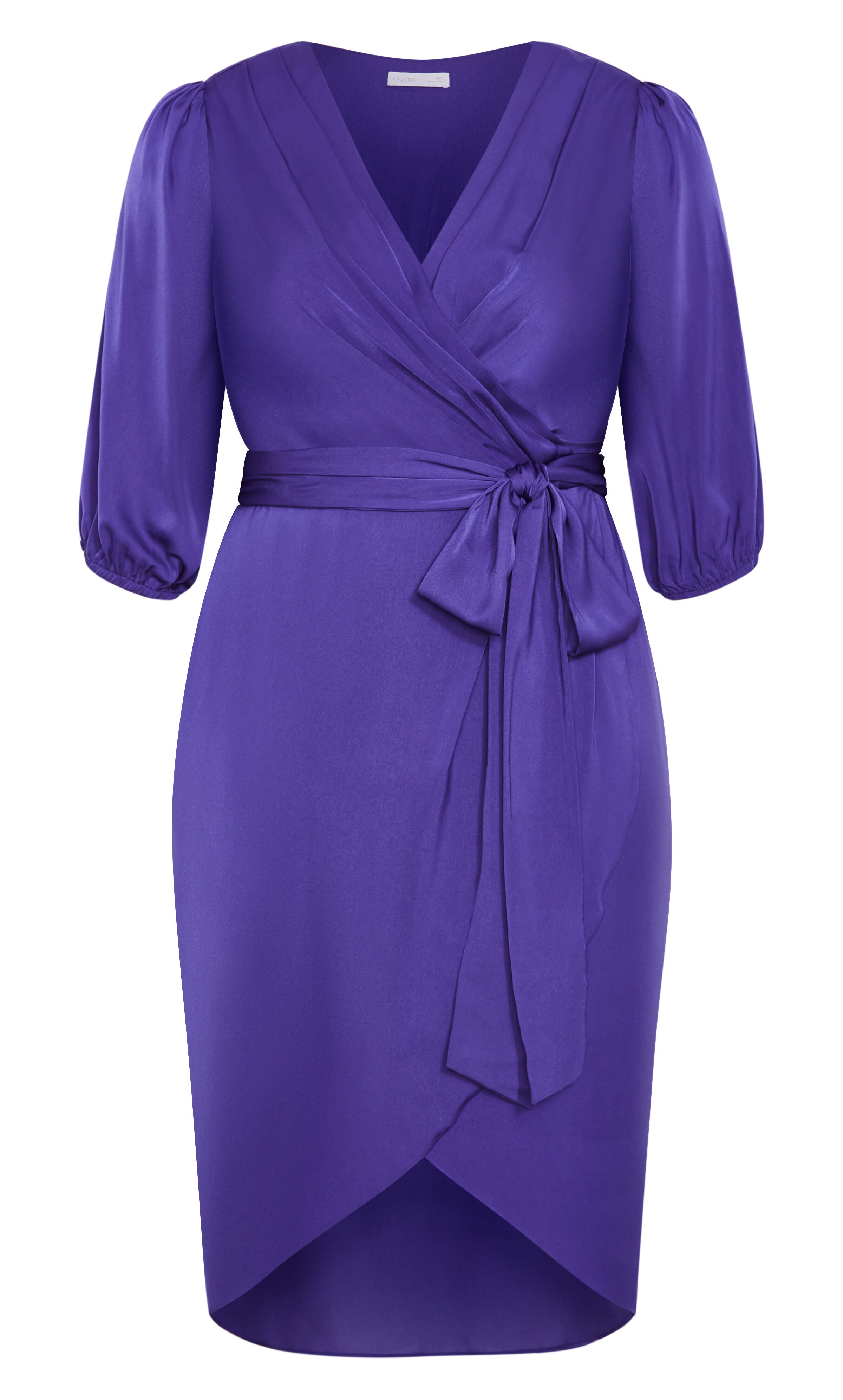 Opulent Elbow Sleeve Dress - violet, PURPLE, alternate image number 4
