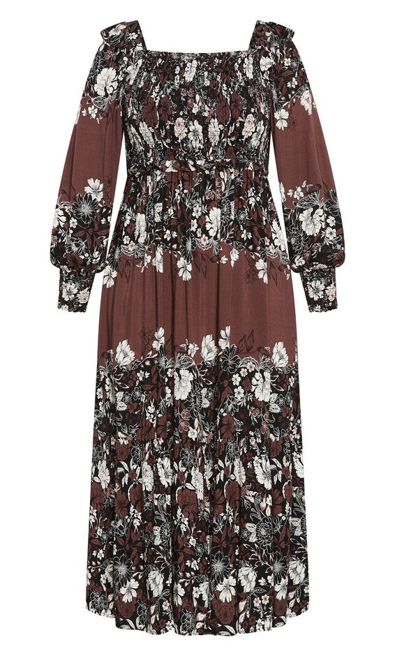 Sadie Placement Dress - coco, BROWN, alternate image number 4