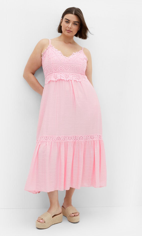 Brielle Maxi Dress - pink, PINK, alternate image number 2
